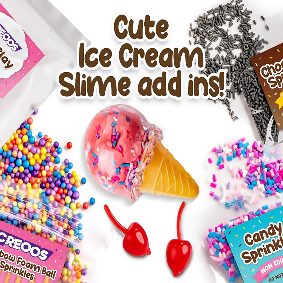 Ice Cream Slime Kit for Kids Age 6+