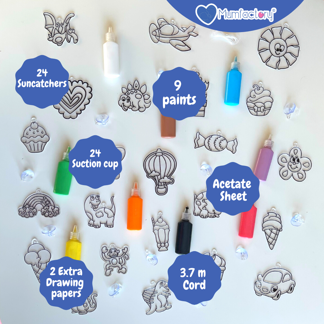 Window Art Painting set - 24 Set