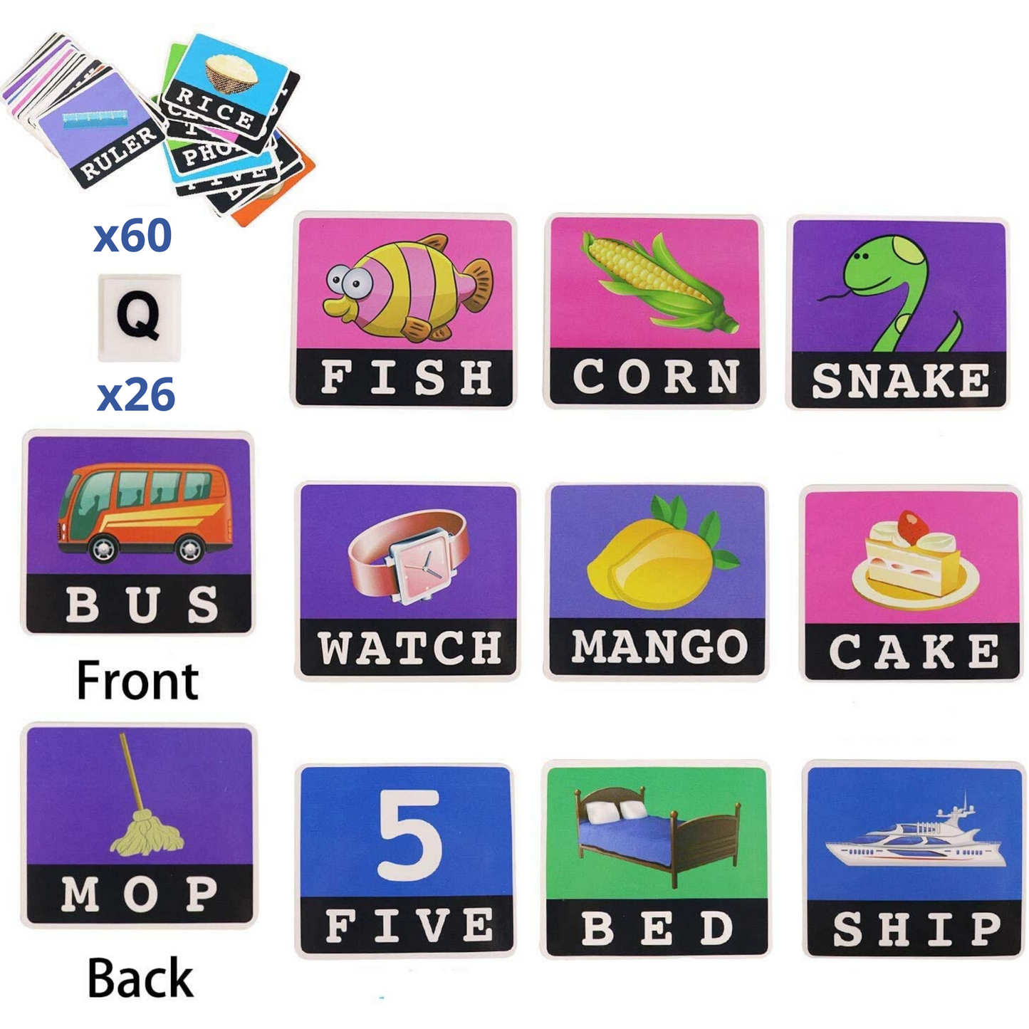 Matching Alphabet Letter Game
