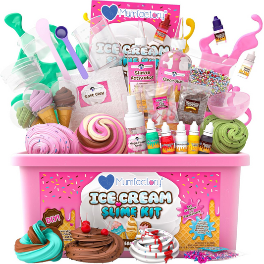 Ice Cream Slime Kit for Kids Age 6+